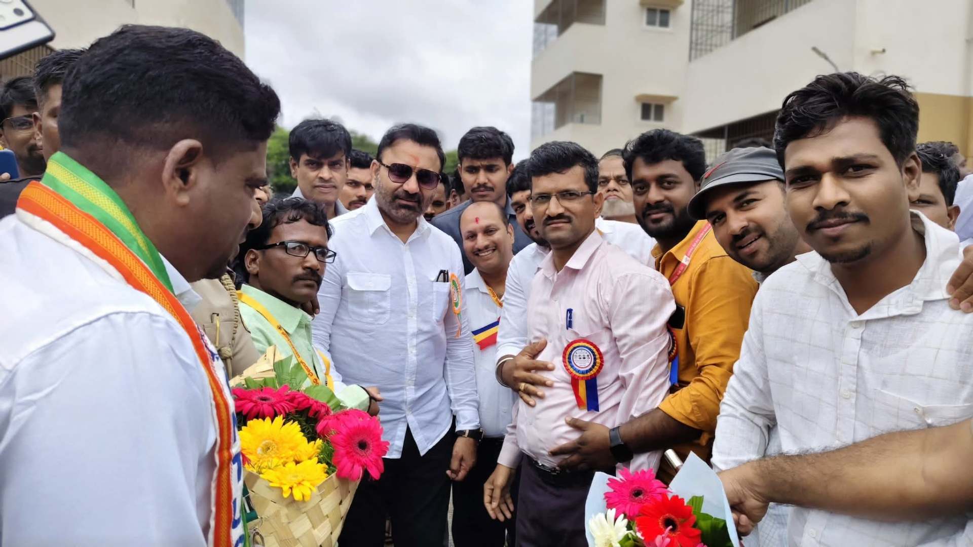 Welcoming The Hon'ble Labour Minister