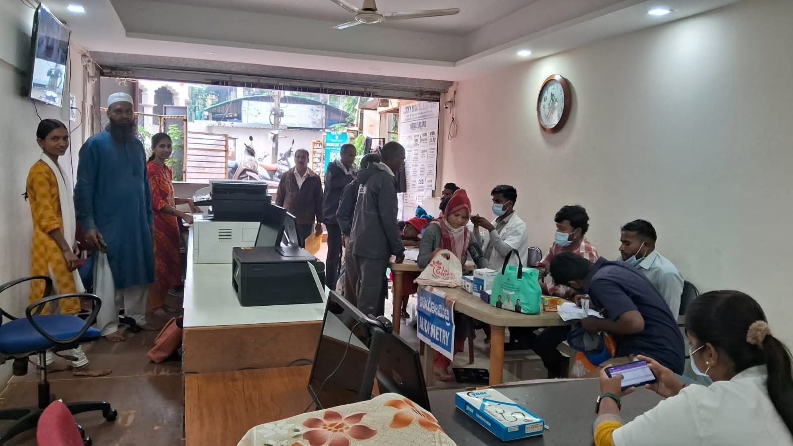 Health & Audiometry Camp At Information Centre