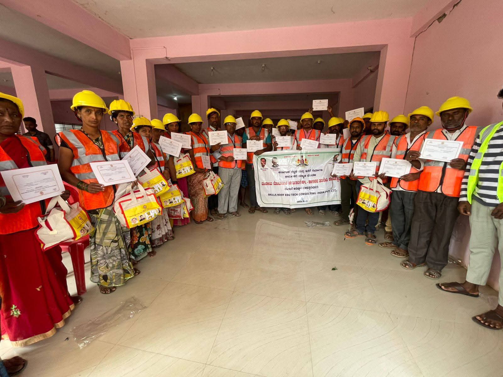 RPL Certification Ceremony — Construction Workers